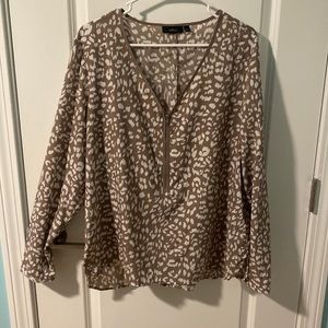 Animal print blouse